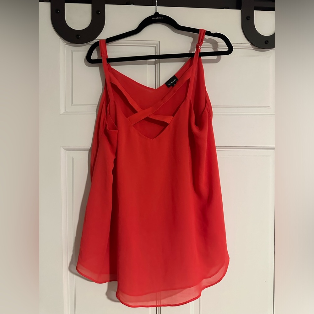 Torrid Chiffon Tank Top